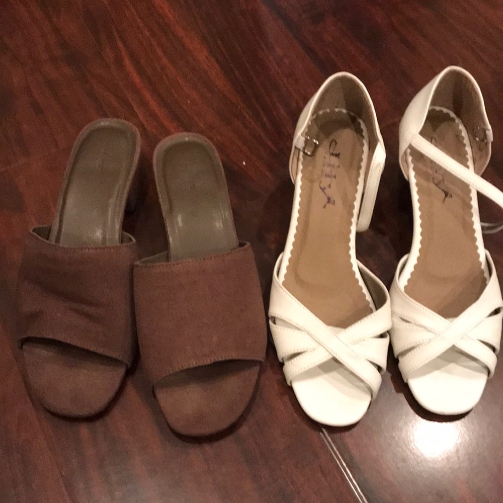 Oak port and Lily shoes; worn once. Selling both pairs together.
